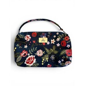 JuJuBe Midnight Posy Be Quick Floral Wristlet Clutch Diaper Bag Utility Pouch